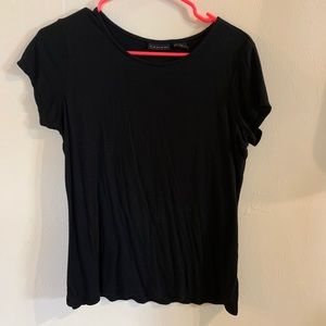 black tee